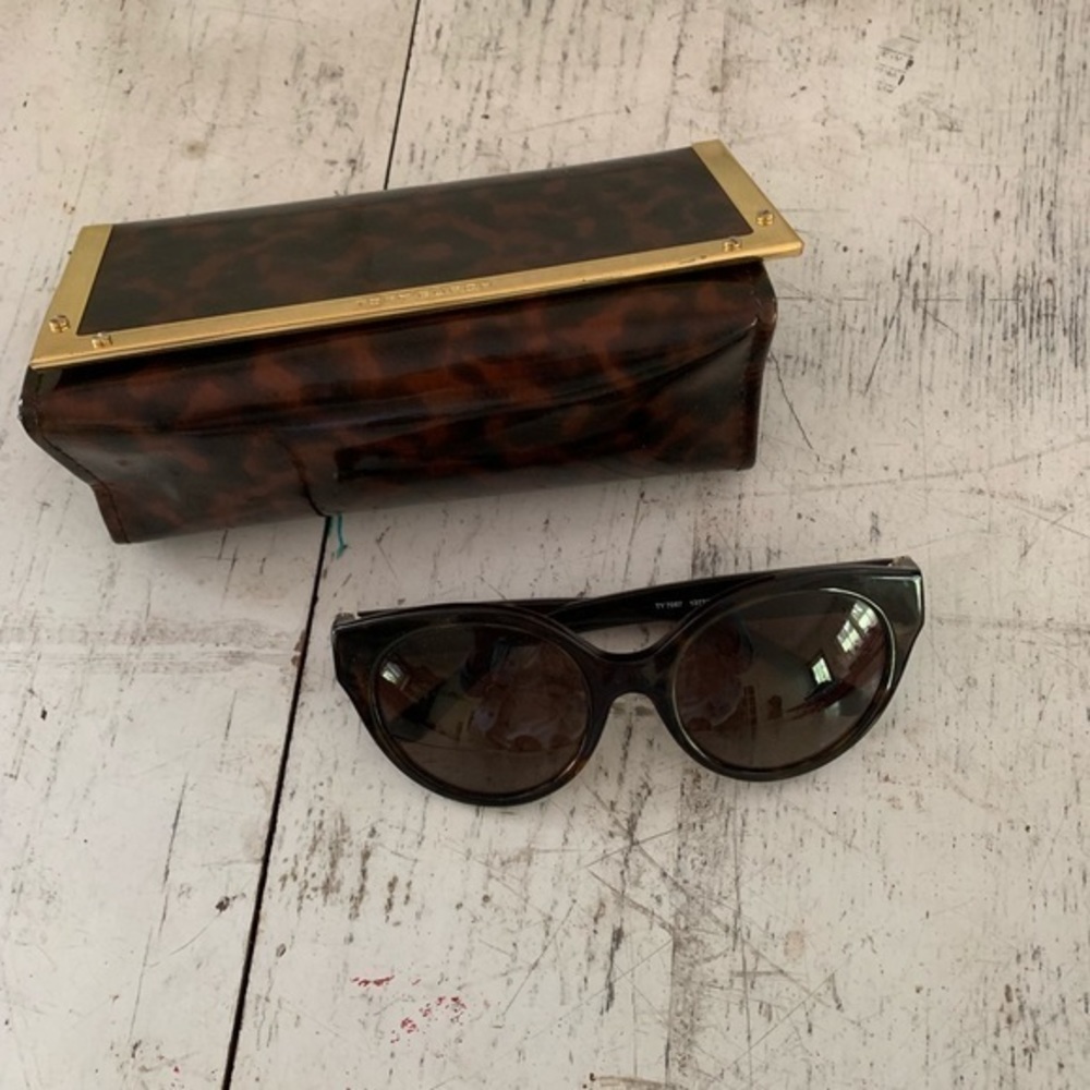 Tory Burch Sunglasses TY7087 Tortoise Gold - Picture 7 of 9